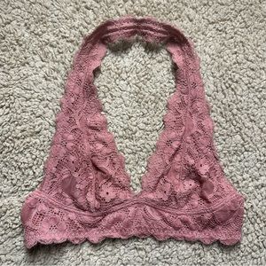 Womens Free People Galloon Lace Halter Copper size Small